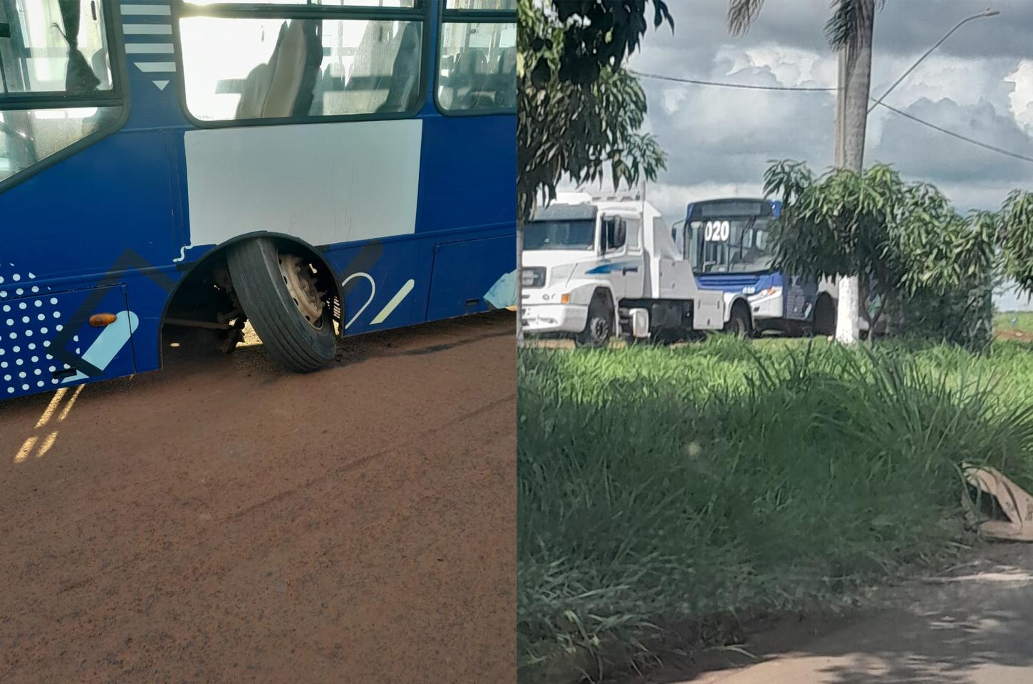 Roda de coletivo se desprende em Monte Carmelo e expõe precariedade do transporte público