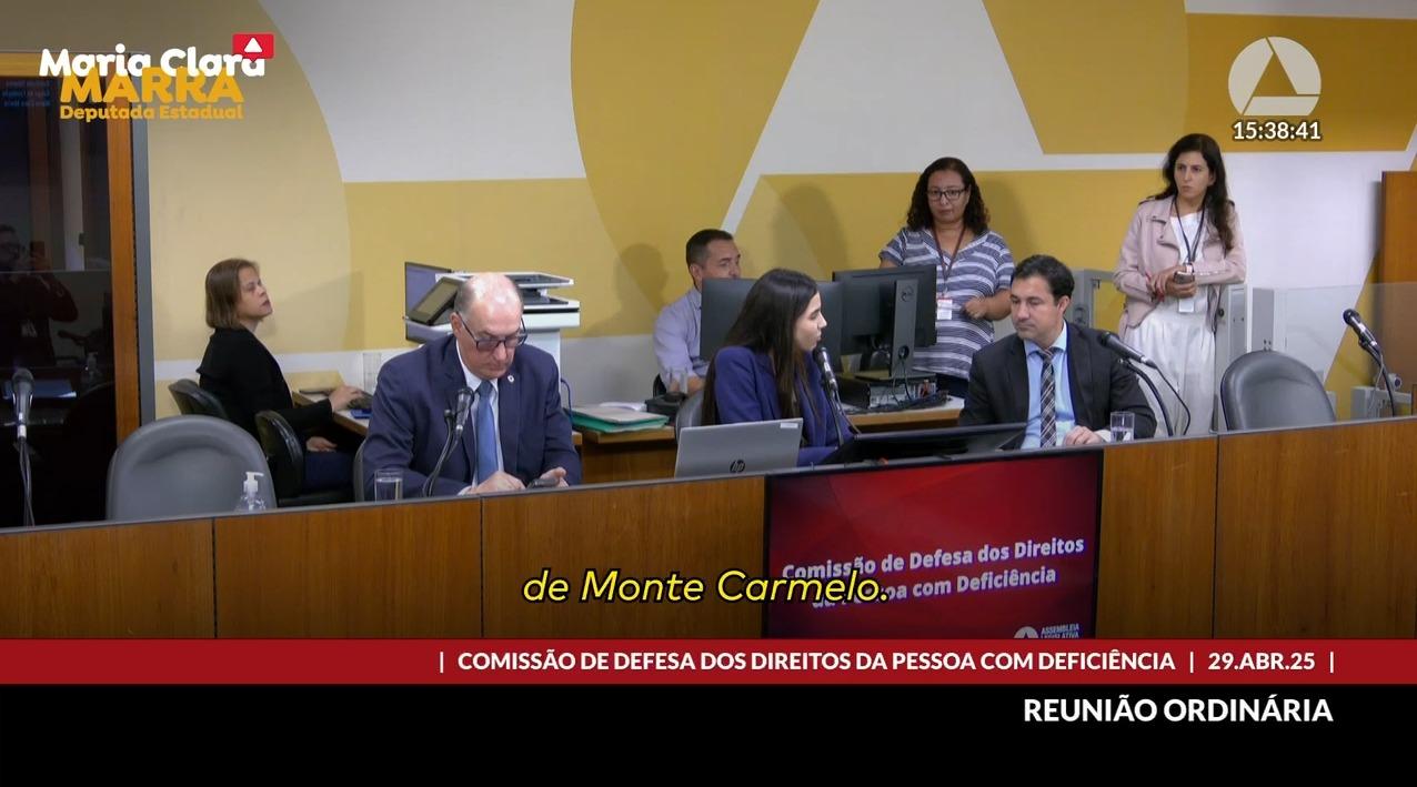 Presidente da Comissão de Defesa dos Direitos da Pessoa com Deficiência na Assembleia de Minas, Maria Clara Marra Critica Veto ao Estatuto do Autista em Monte Carmelo na Assembleia