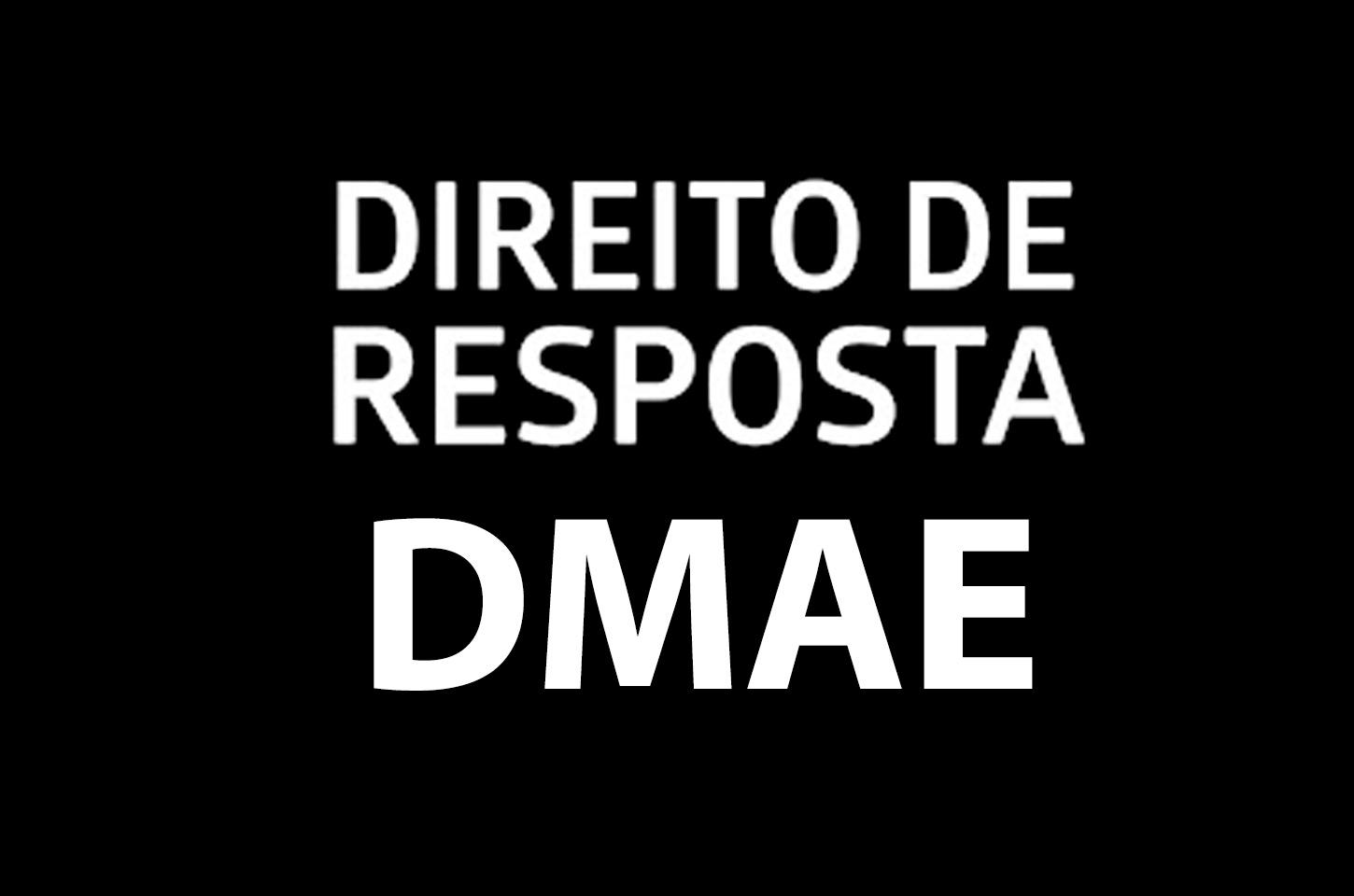 O Departamento Municipal de Água e Esgoto de Monte Carmelo-MG (DMAE), por meio de seu Diretor-Geral, Wilson Dornelas Rodrigues,