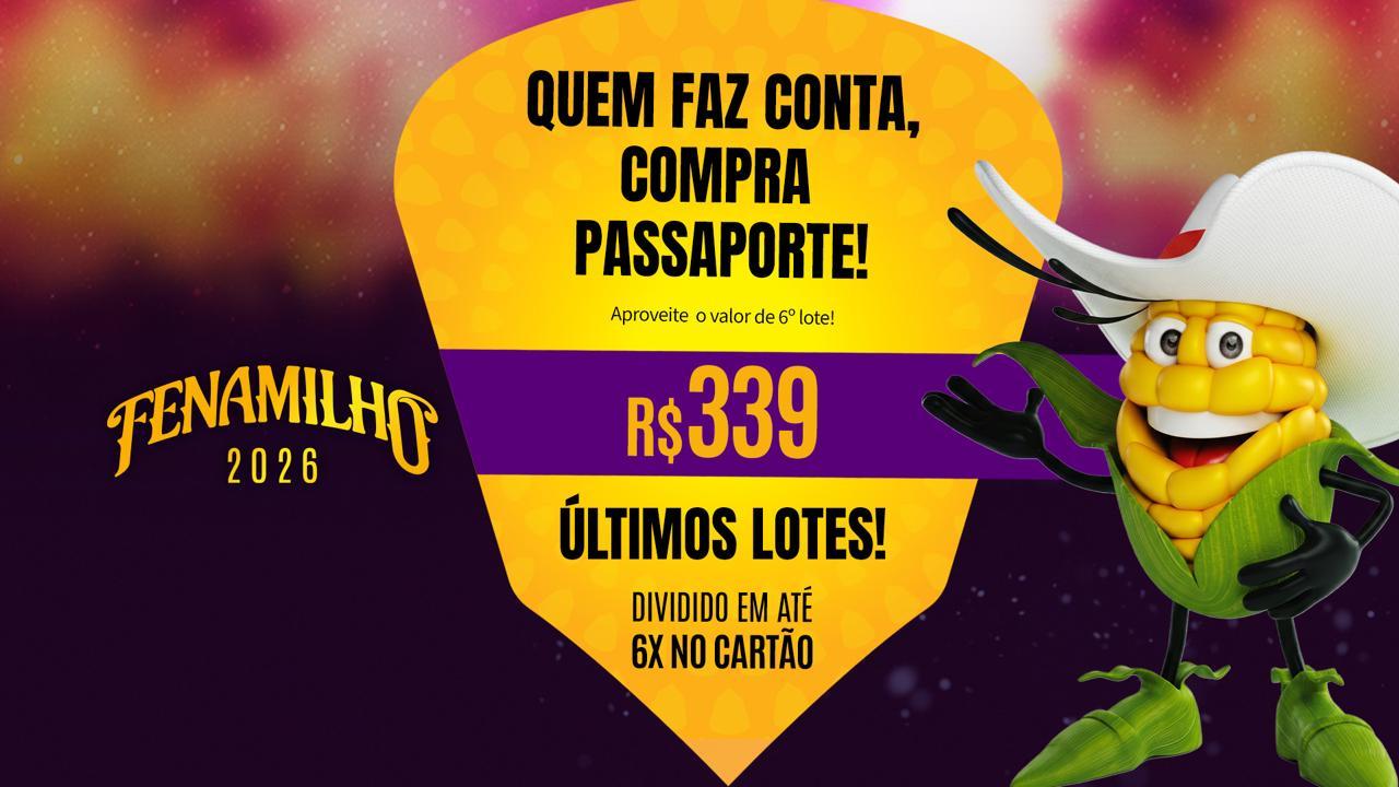 Fenamilho 2026 terá virada de lote neste domingo