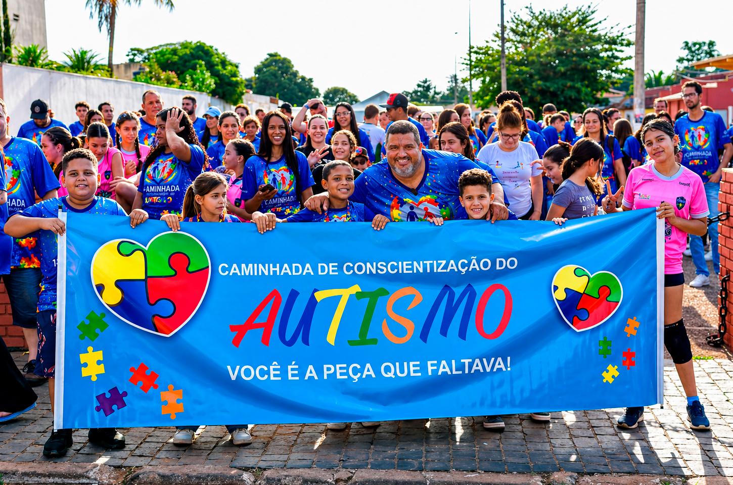 Monte Carmelo promove 1ª caminhada pelo autismo