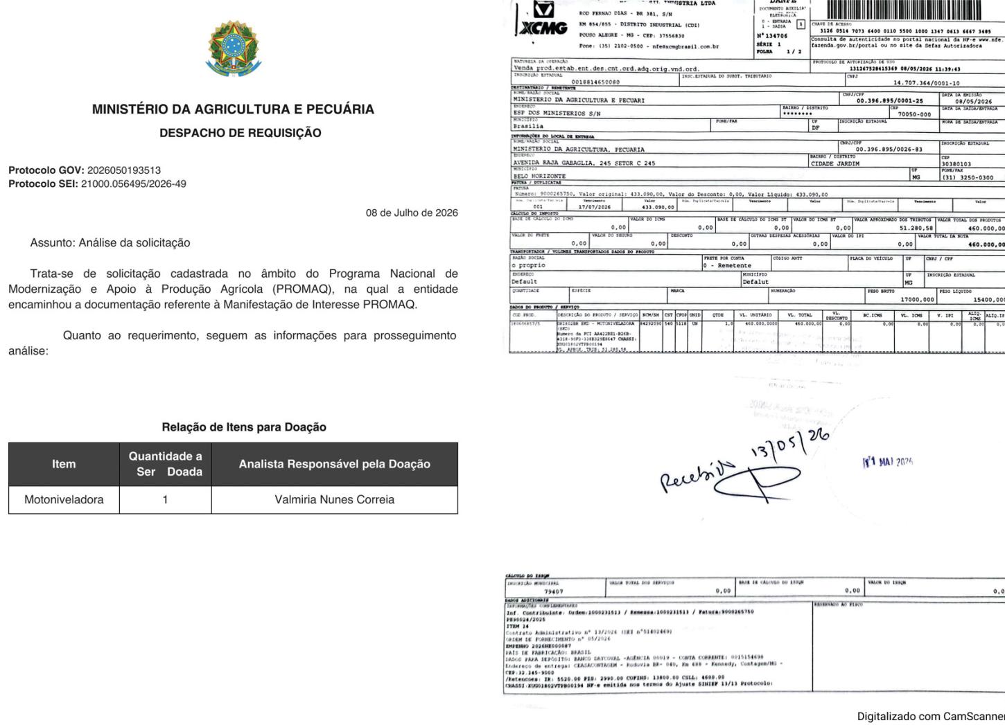 Responsável pela resposta: Coordenação de Execução Contratual e Fonte Registro Patrimonial - COER / SPOA