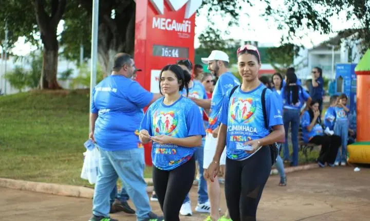 Monte Carmelo promove 1ª caminhada pelo autismo