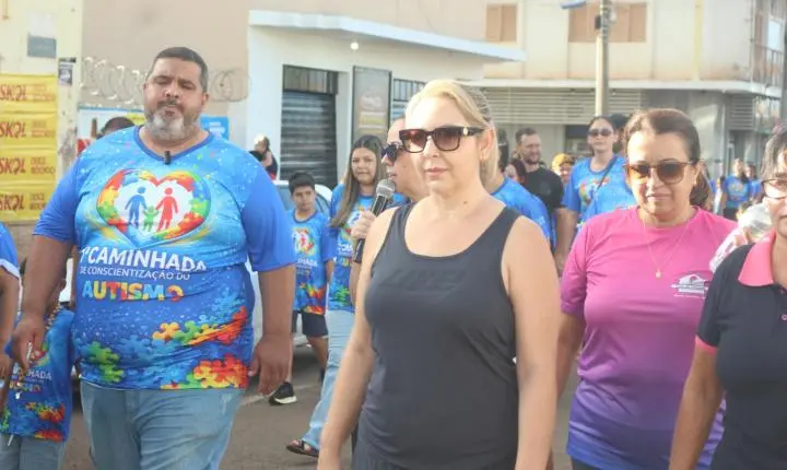 Monte Carmelo promove 1ª caminhada pelo autismo