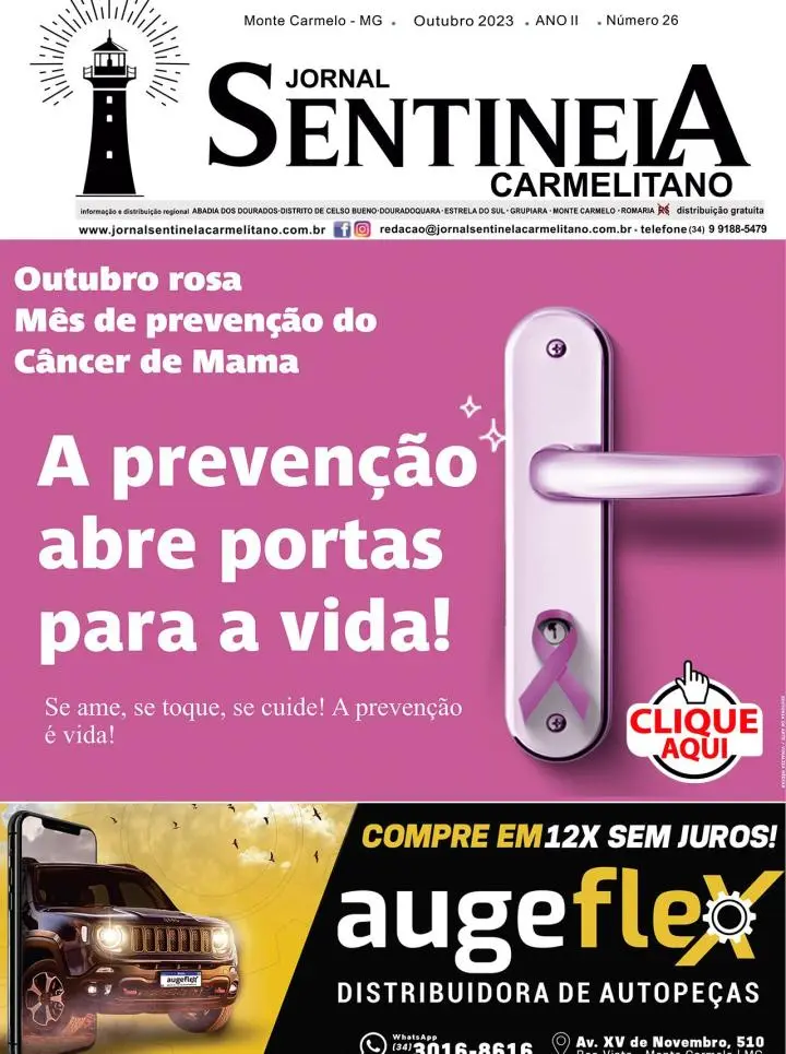 Outubro Rosa Mês de prevenção do Câncer de Mama
