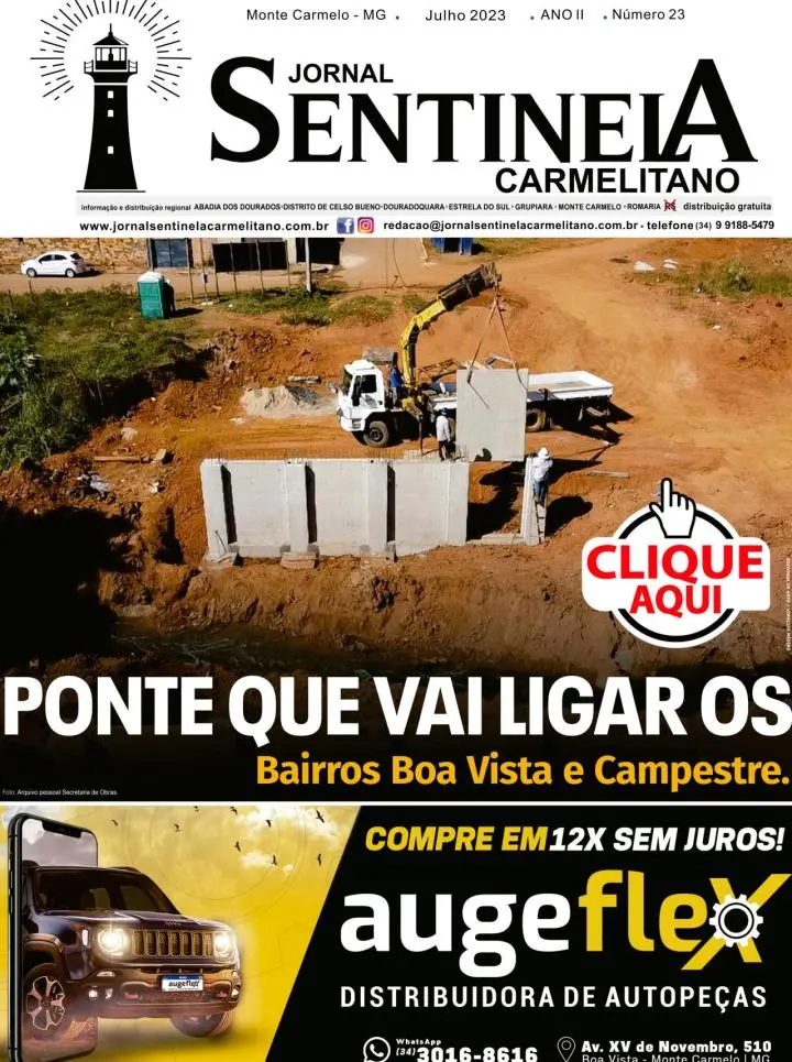 PONTE QUE VAI LIGAR OS BAIRROS BOA VISTA E CAMPESTRE