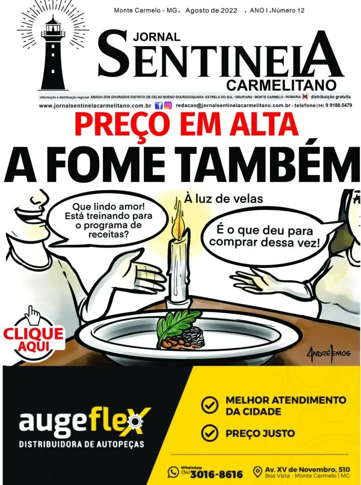 PREÇO EM ALTA A FOME TAMBÉM